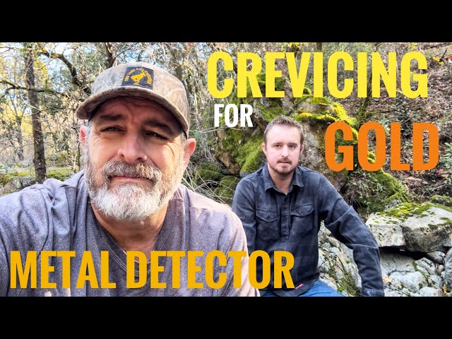 Crevicing for Gold with a Metal Detector