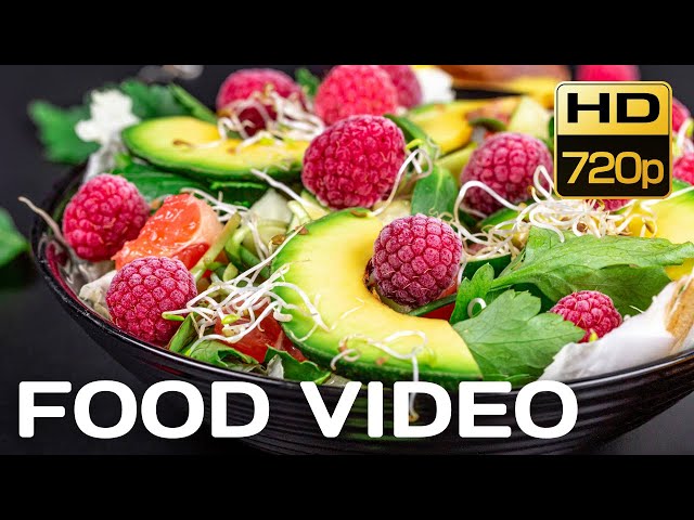 Creative COMMONS stock FOOD video / "Gourmet world" / (no copyright)