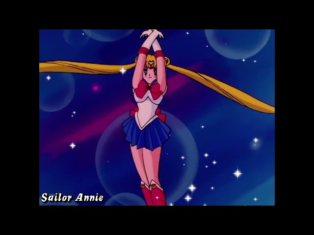 Sailor Moon's First Transformation (4K English)