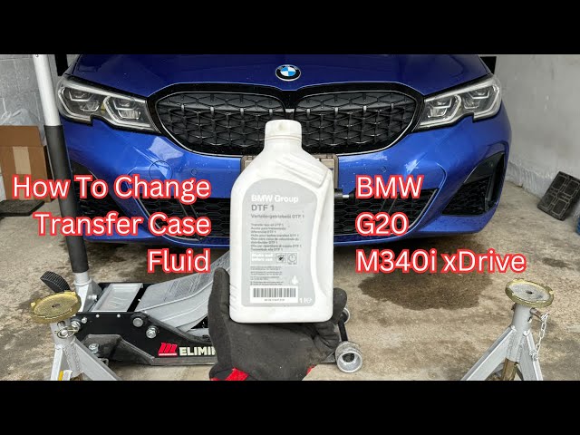 *DIY* Changing Transfer Case Fluid | BMW G20 M340i - MOST NEGLECTED BMW Maintenance