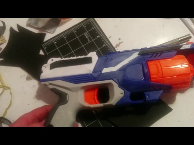 Nerf N-Strike Elite Disruptor repaint and Holster build