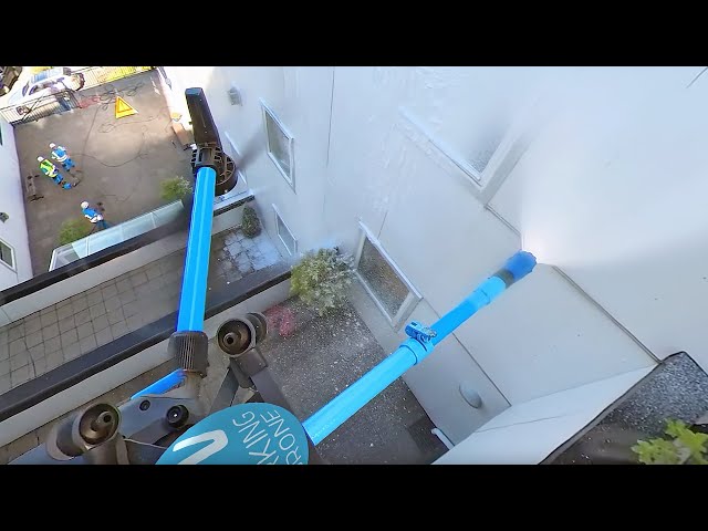 KTV Working Drone pilot training. 360 view from drone