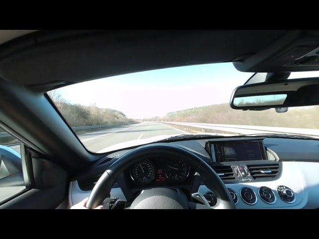 BMW Z4 VR180 First Person Experience with Vuze XR 5.7 - Sun in front