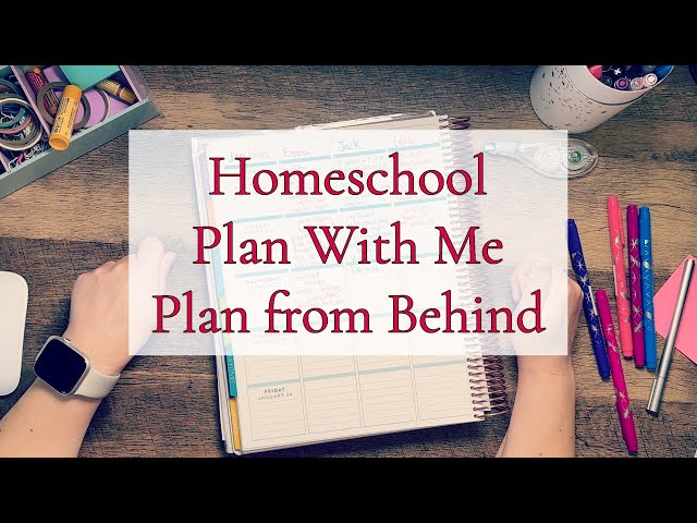 HOMESCHOOL PLAN WITH ME || REVERSE RECORD-KEEPING || HIGH SCHOOL & ELEMENTARY