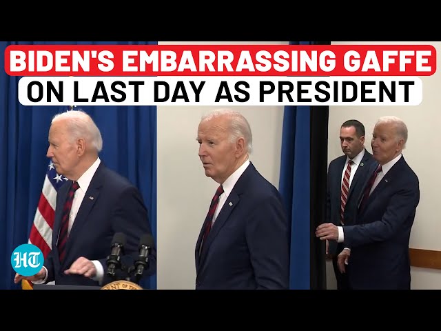 On Cam: Biden's Embarrassing Gaffe On Last Day As President, Forgets Hamas' Name Amid Gaza Briefing