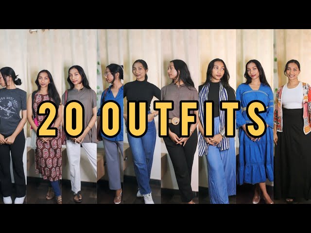 20 OUTFITS style | MIX & MATCH | styling & tips | college & office wear | Super Bossy 2024 #fashion