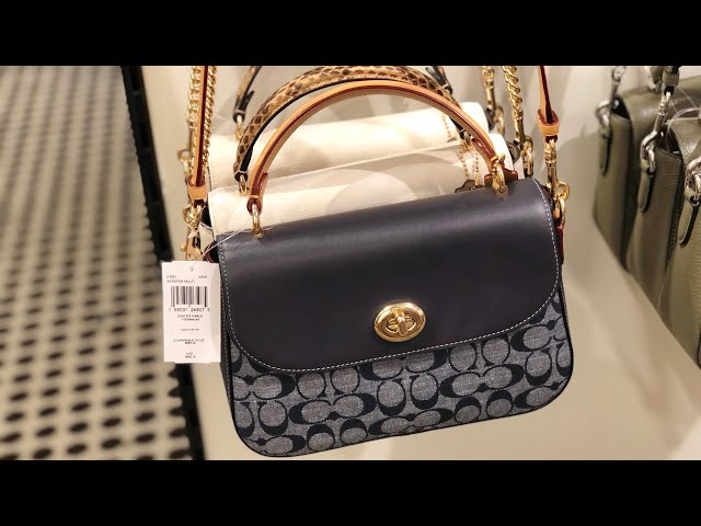 COACH ☜SHOPPING☞ Marlie Top Handle Satchel In Signature Chambray / C4921 / Denim