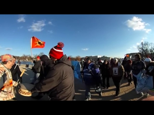 360 Video: Anti-DAPL Protesters March Through DC