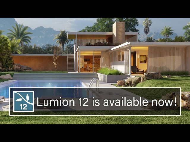 Render the story of your designs with Lumion 12