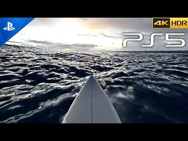 (PS5) This NEW SURFING GAME IS INSANE - Virtual Surfing Gameplay | Ultra High Graphics [4K 60 FPS]