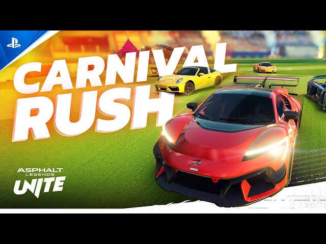 Asphalt Legends Unite - Carnival Rush Season Trailer | PS5 & PS4 Games