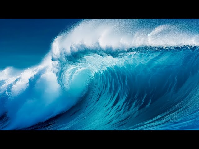 1 Hour Relaxing Music with Ocean Waves [4k] (Soothing Relaxation)