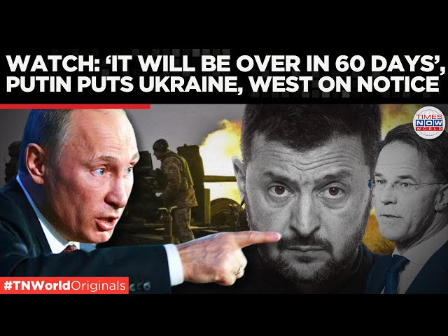 WATCH: Putin BLASTS Zelensky & NATO – ‘They Want War, Not Peace!’ | Times Now World