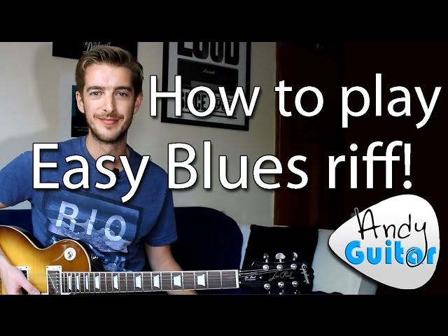 Easy Blues/ Rock n Roll Riff on Guitar!