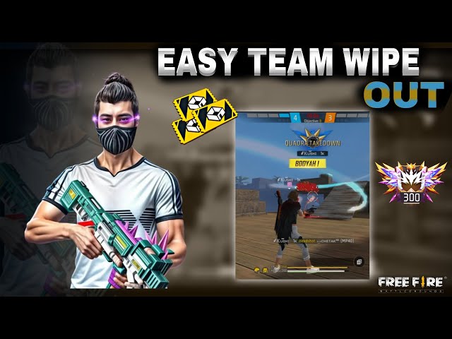 EASY TEAM WIPE OUT 1 VS 4 CLUTCH😱 ROOM FREE FIRE WATCH NOW 😎🔥💯 #freefire #viral #viralvideo #ff