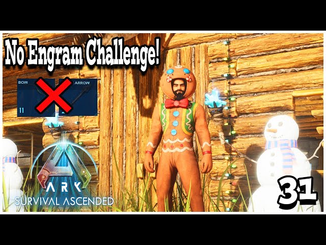 🛑 NO ENGRAMS Challenge!🛑 ARK Ascended! Breeding And Red Drop Hunting!