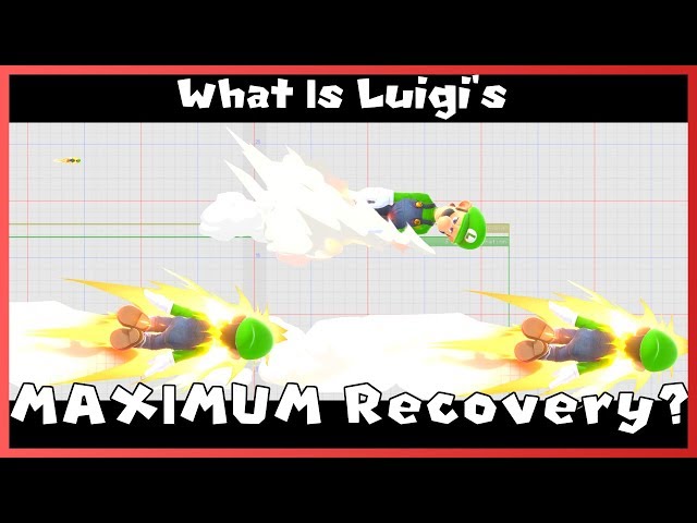 What Is Luigi's MAXIMUM Recovery (Response to PJiggles) - Super Smash Bros. Ultimate