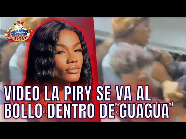 PIRY SE VA AL BOLLO EN VIDEO. LA PIRY CONTRA AMIGOS DENTRO DE GUAGUA