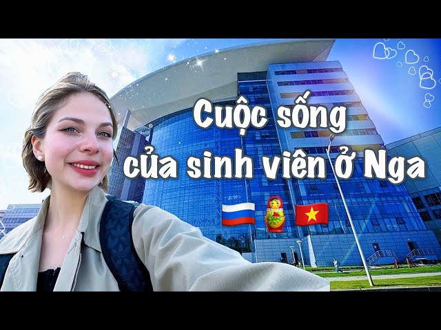 ♥︎ Cuộc sống của sinh viên Nga: Khuôn viên đại học Nga có gấu không? (Vlog) ♥︎