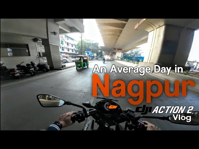 Saturday Morning Moto vlog Nagpur | DJI ACTION 2 | Random Talks