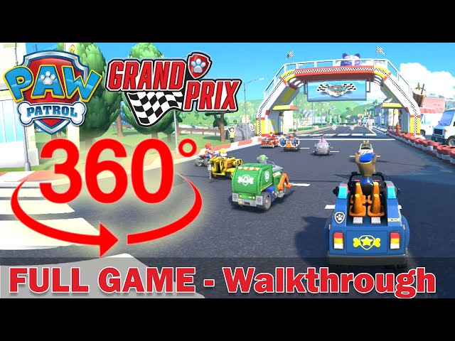 360° VR, PAW Patrol: Grand Prix, FULL GAME - Walkthrough, Gameplay, No Commentary, 4K