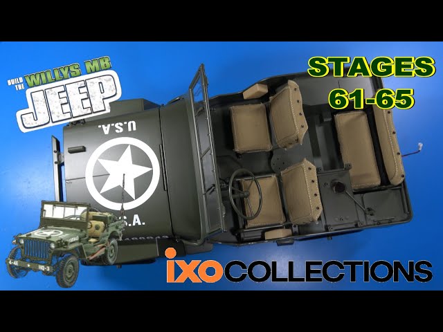 Build the IXO Collections Willys MB Jeep Stages 61, 62, 63, 64, and 65 | ASMR