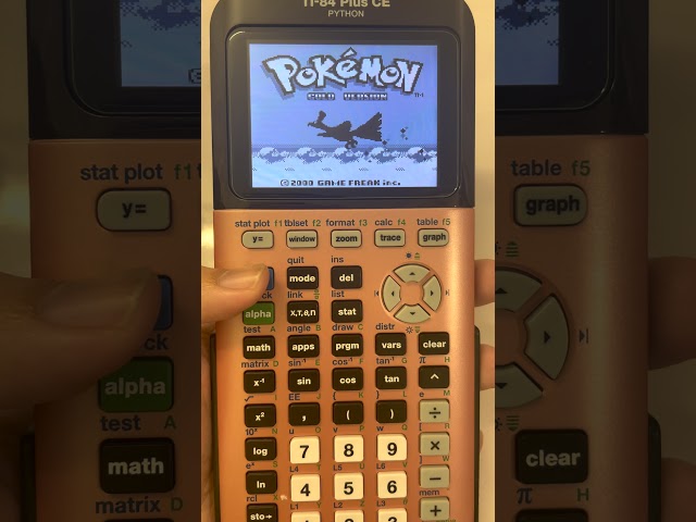 Pokemon Gold on TI Calculator 2021 Edition | LJ GAMES and TECH