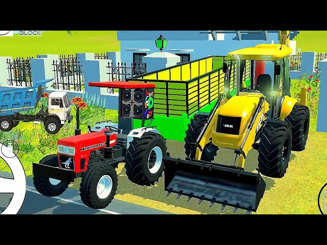 Dumper And Truck And JCB And Tractor Pulling Simulator 3D Game #Dumper#Tractor#JCB#DumperTruck