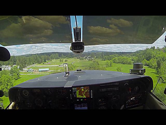 Real short field  landing Cessna 182