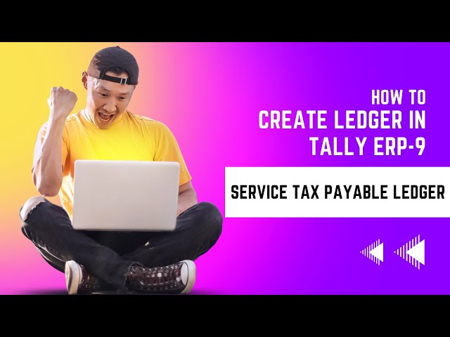 Service Tax Payable Ledger in Tally