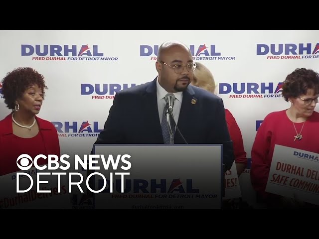 Detroit City Councilman Fred Durhal III announces run for mayor