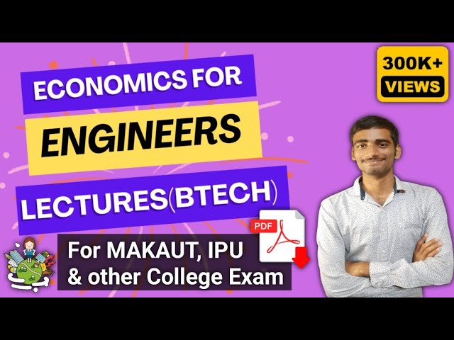 Big announcement🎉 Economics For Engineers (MAKAUT, IPU & other)Free Course Launching