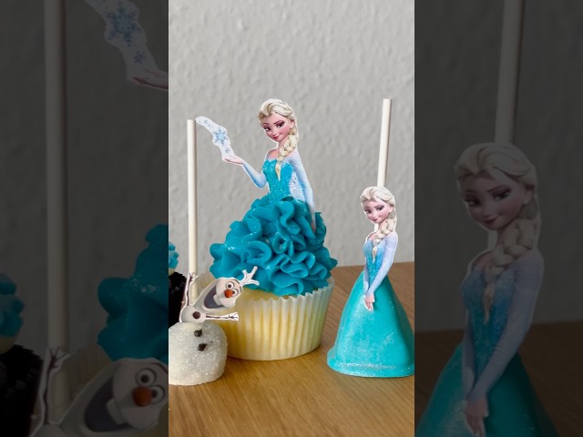 Frozen Birthday ❄️#birthday #frozen #frozen2 #elsa #anna #olaf #cake #dollcake