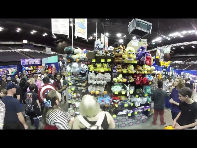 Jack Frost on the vendor floor Pensacon 2017