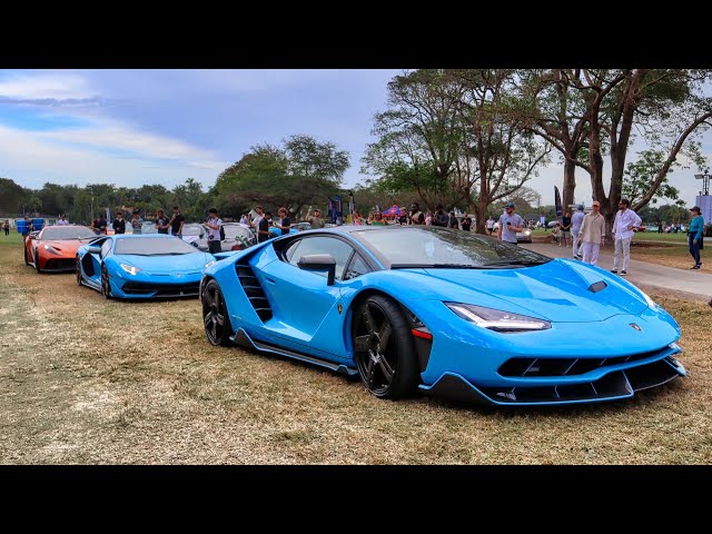 World's BEST SUPERCARS Leaving - Lamborghini SIAN, Bugatti Chiron, Pagani Imola - MODA MIAMI 2024