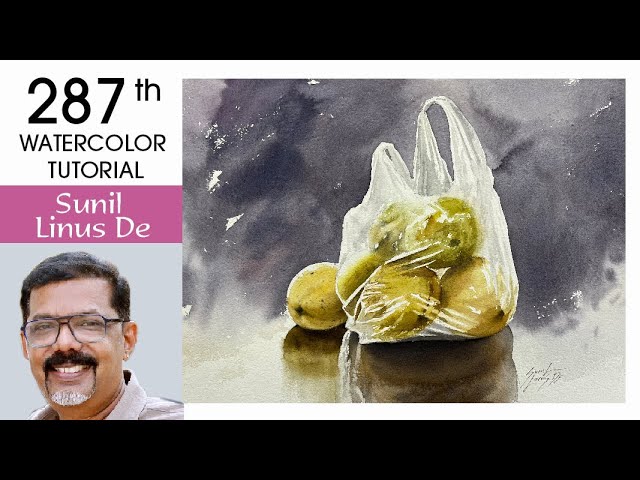 Watercolor Painting | Still life : Learn Watercolor with Sunil Linus De