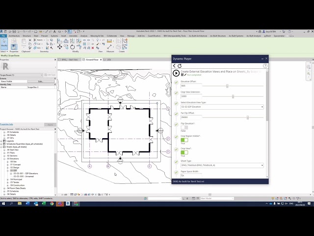 BPAS Architects - Creating External Elevations via Dynamo for Revit