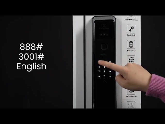 834 How Does the Multi-Language Function Work on This Face Recognition Smart Lock?