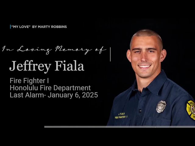 HFD, loved ones honor life of young firefighter killed on duty