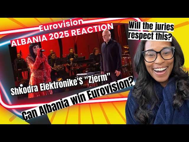 Shkodra Elektronike's  "Zjerm" won me over? [Albania #Eurovision2025 Reaction]