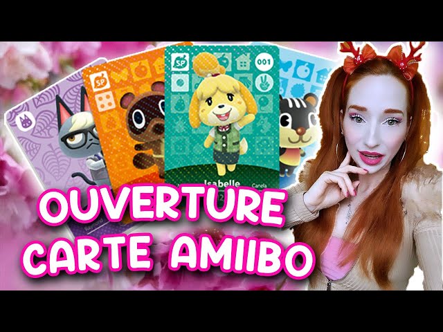 OUVERTURE CARTES AMIIBO ANIMAL CROSSING NEW HORIZONS JE PACK DES HABITANTS que J'ADORE