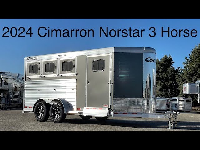 2024 Cimarron Norstar 3 Horse Bumper Pull