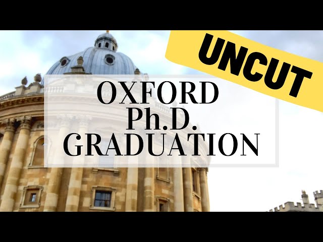 University of Oxford Graduation Ceremony for DPhil (Ph.D.)| UNCUT