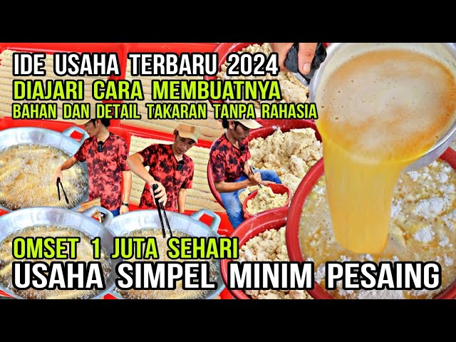 IDE USAHA TERBARU 2024 - UNIK DAN KEKINIAN -  DETAIL RESEP DAN TAKARANNYA DI KASIH TAU TANPA RAHASIA