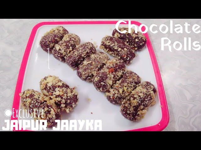 BISCUIT CHOCOLATE ROLL Recipe | JAAYKA EXCLUSIVE