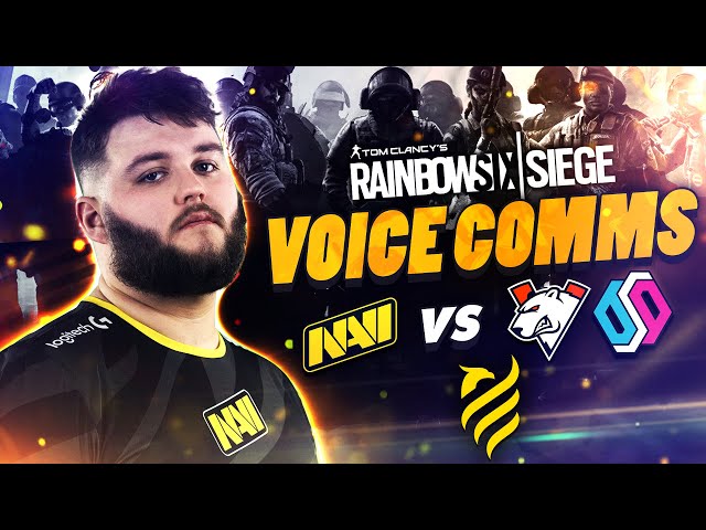 NAVI vs Virtus.pro & BDS - Rainbow Six VOICE COMMS at European League