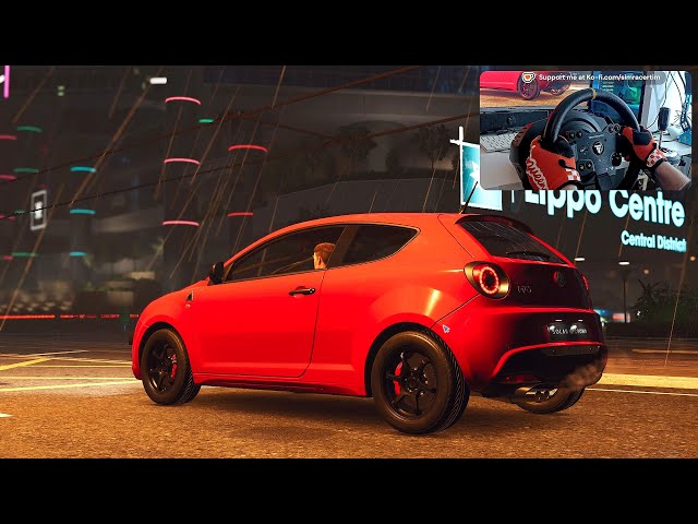 Test Drive Unlimited Solar Crown - Alfa Romeo MiTo Quadrifoglio Steering Wheel Gameplay