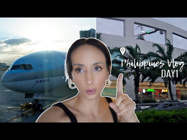 Philippines Travel VLOG | DAY1 Manila - 1st Time Flying to The Philippines!