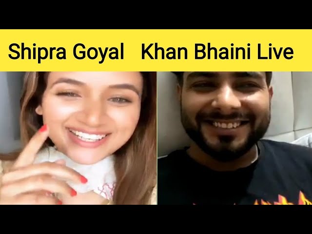 Shipra Goyal Live instagram Chat With Khan Bhaini   Nakhro Song 2020   Punjabi industry live update