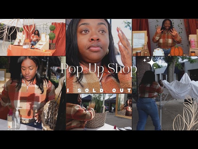 My Best Pop-Up Shop Ever! + I Sold Out Of All Of My Products + Self Motivation Chat